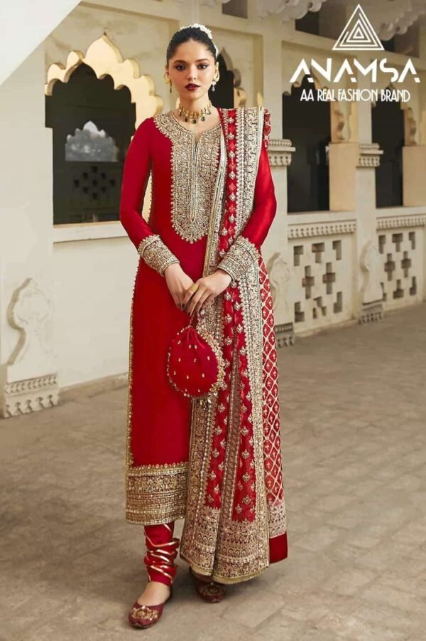 ANAMSA 411 PAKISTANI SALWAR SUITS WHOLESALE