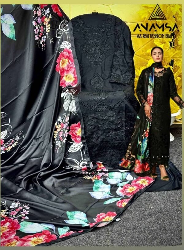 ANAMSA 486 BY ANAMSA DESIGNER PURE HEAVY JAAM COTTON WORK DRESS - Image 2