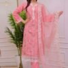 ANAMSA - 550 PURE RAYON COTTON BEAUTIFUL DESIGN HEAVY EMBROIDERED PARTY WEAR SUIT