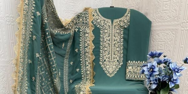 Trending Blue Color suit Shantoon fabrice - Image 4