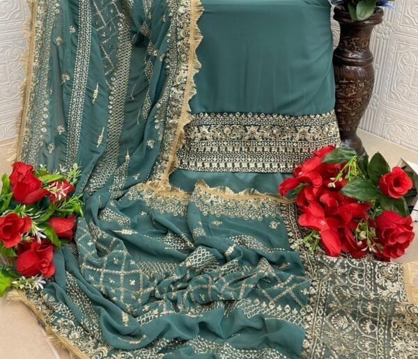 Trending Blue Color suit Shantoon fabrice - Image 3