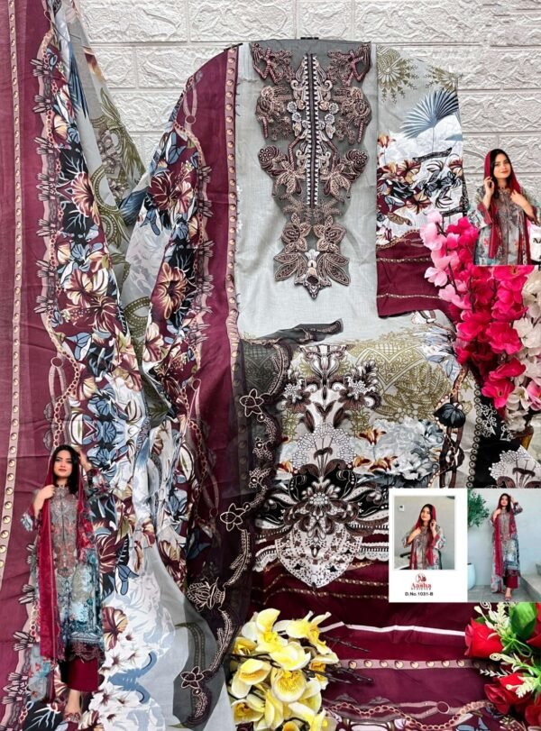 TRASANDING ANAMSA 226 COTTON PATCHWORK SUITS - Image 4