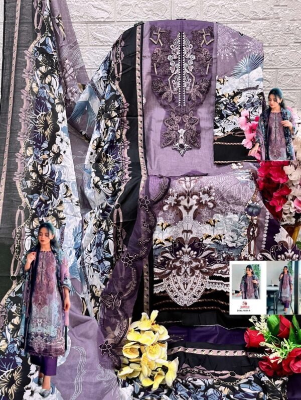 TRASANDING ANAMSA 227 COTTON PATCHWORK SUITS - Image 2