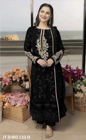 ANAMSA PAKISTANI  GEORGETTE EMBRODERED SUITS