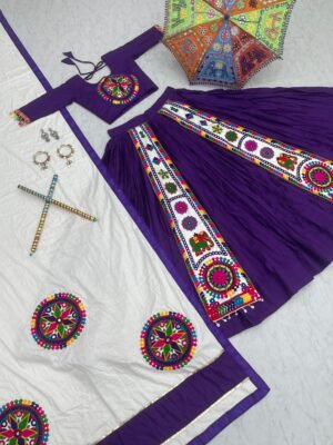 Alternative view of 🥢💃🏿👗💌AK Creation is Launching Navratri Special Pure Cotton Lehenga Choli with 6 Meter Big Flair👗💌🥢💃🏿