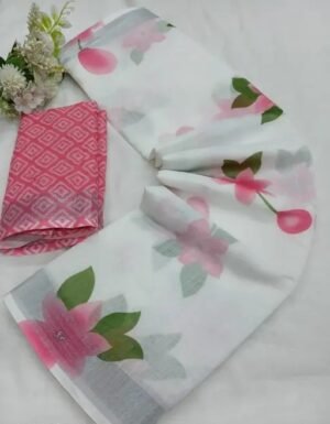 Alternative view of BEAUTIFUL PRINTED SAREE