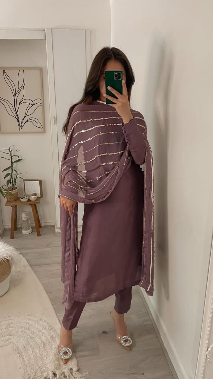 AK Launching ๐๐ป New Designer Party Wear Look ๐Fancy Top-Dupatta and Fully Stitched Bottom