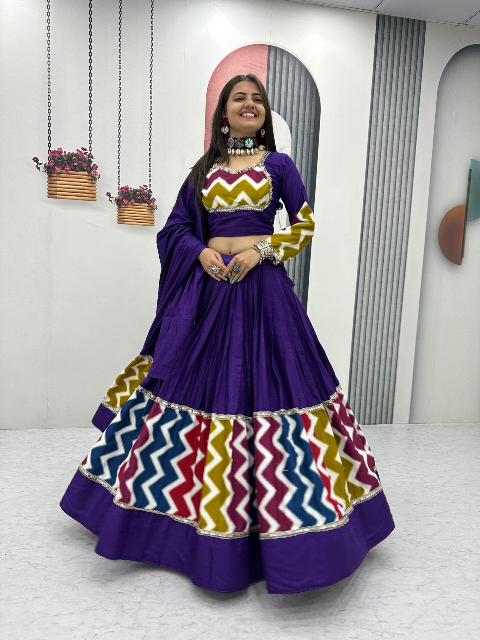 π₯’ππΏππAK Creation is Launching Navratri Special Pure Cotton Lehenga Choli πππ₯’ππΏ - Image 4