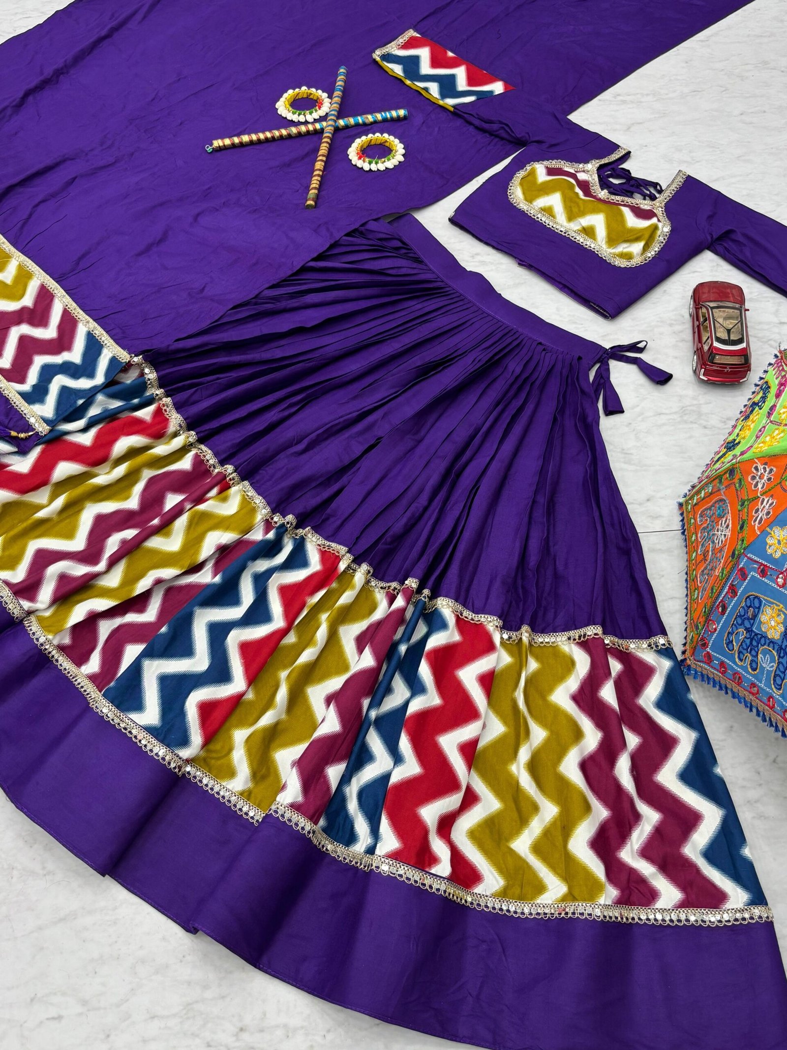 π₯’ππΏππAK Creation is Launching Navratri Special Pure Cotton Lehenga Choli πππ₯’ππΏ - Image 2