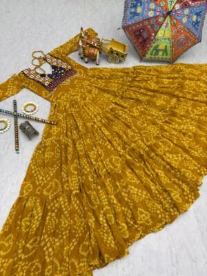 Alternative view of 🥢💃🏿👗💌AK Creation is Launching Navratri Special kodi lace & Gown🥢👗💌💃🏿