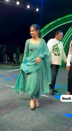 PRESENTING NEW PURE SOFT HEAVY FAUX GEORGETTE FABRIC ANARKALI PENT DUPPTA READY TO WEAR COLLECTION