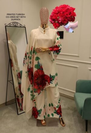 TURKEY STYLE THE NEW LAUNCH EDITION ✨  EXQUISITE PREMIUM CO-ORD SET with duptta 💖