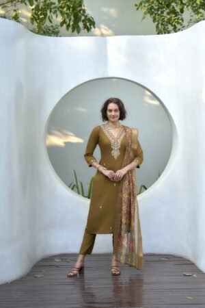 Lazuki fashion Present Gracefully modern, eternally classic — our Straight Kurti Pant Dupatta Set brings you the best of both worlds. Crafted for comfort and styled for versatility, it's a must-have for your summer wardrobe.