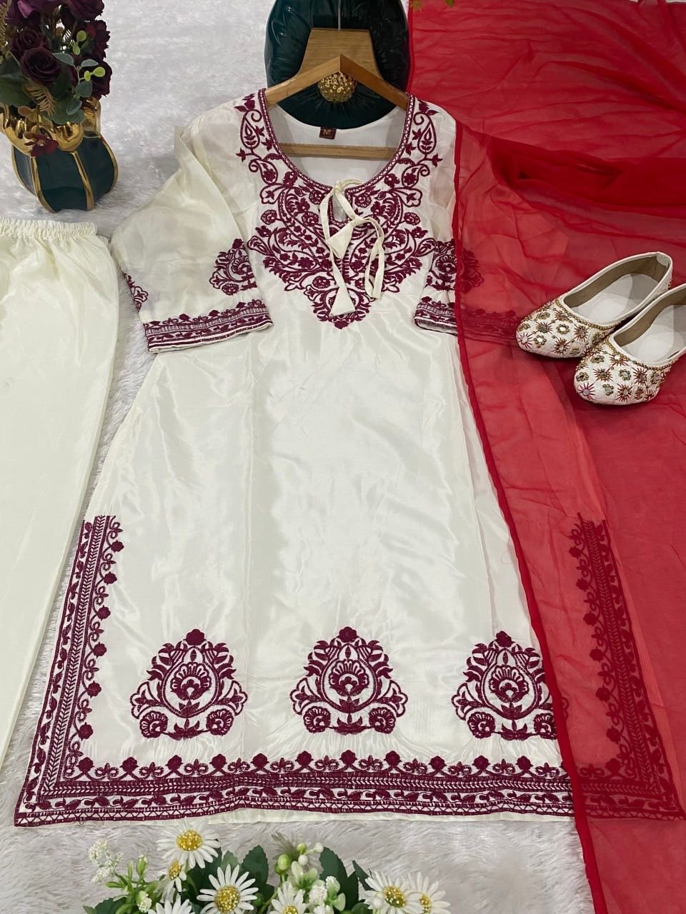 ππAK collection is Launching New Festival kurti pant Dupatta ππ - Image 2