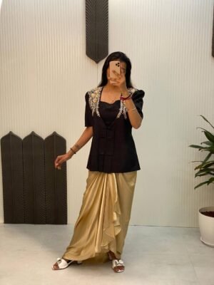 NEW THREE PIECE WESTERN OUTFIT FOR TRENDY WEDDING SEASON 😍