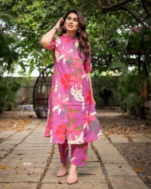 🔥 EXCLUSIVE DESGINER CO-ORD SET 🔥  *Beautiful Heavy Jaipuri  Printed Cotton Fabric CORD-SET  * 💃💃 💃💃