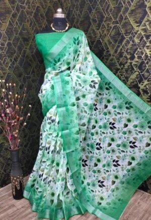 BEAUTIFUL DIGITAL PRINT SAREE