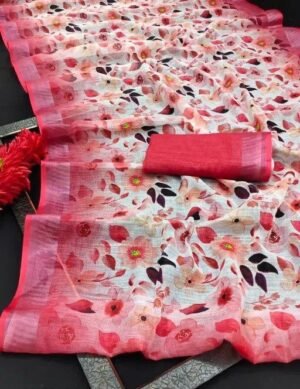 Alternative view of BEAUTIFUL DIGITAL PRINT SAREE