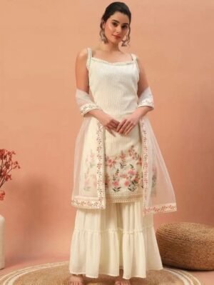 HITU TEX FANCY PLAZZO SUITS