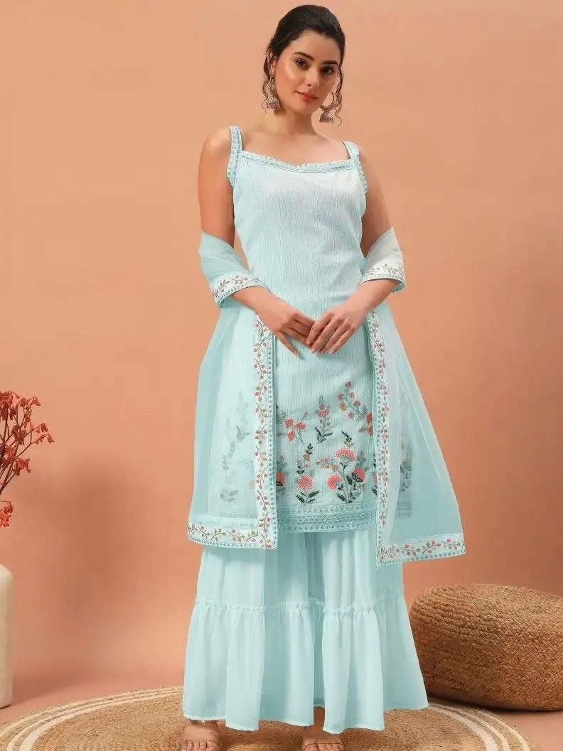 HITU TEX FANCY PLAZZO SUITS - Image 7