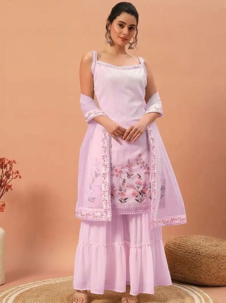 HITU TEX FANCY PLAZZO SUITS - Image 6