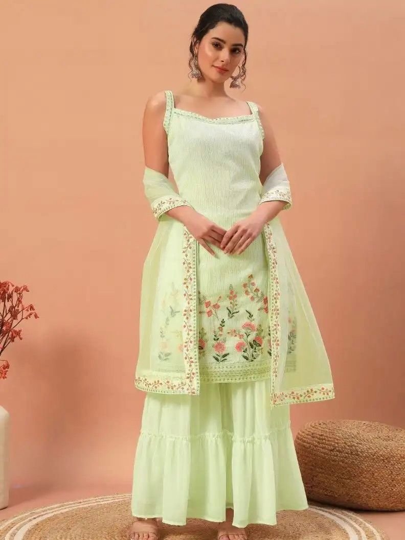 HITU TEX FANCY PLAZZO SUITS - Image 8