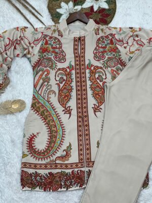 Alternative view of 👉❤️PRESERNTING UPCOMING TRADITIONAL COLLECTION WITH DIGITAL PRINTED - CO-ORDS SET-PENT ❤️👍