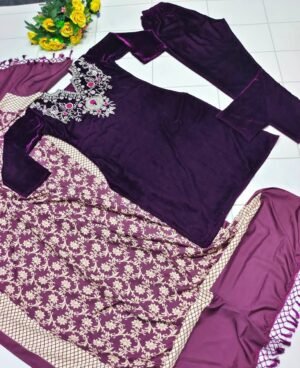 Alternative view of 👉👚PRESENTING NEW STITCHED COLLECTION TOP WITH BOTTOM WITH DUPATTA SET👚👈
