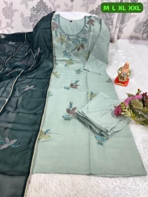 Launching New Designers Kurti Pent Dupatta Set