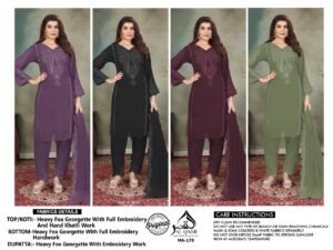 💞🌟 WEDDING SPECIAL KHATLI WORK DHAMAKEDAR DESIGN AK-QASR Now launching New Design With New Colours…Kurti With Pant & Duptta......🌟💞