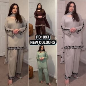 👗Launching New 🦋 Đěsigner Party Wear Look top with farshi plazzo