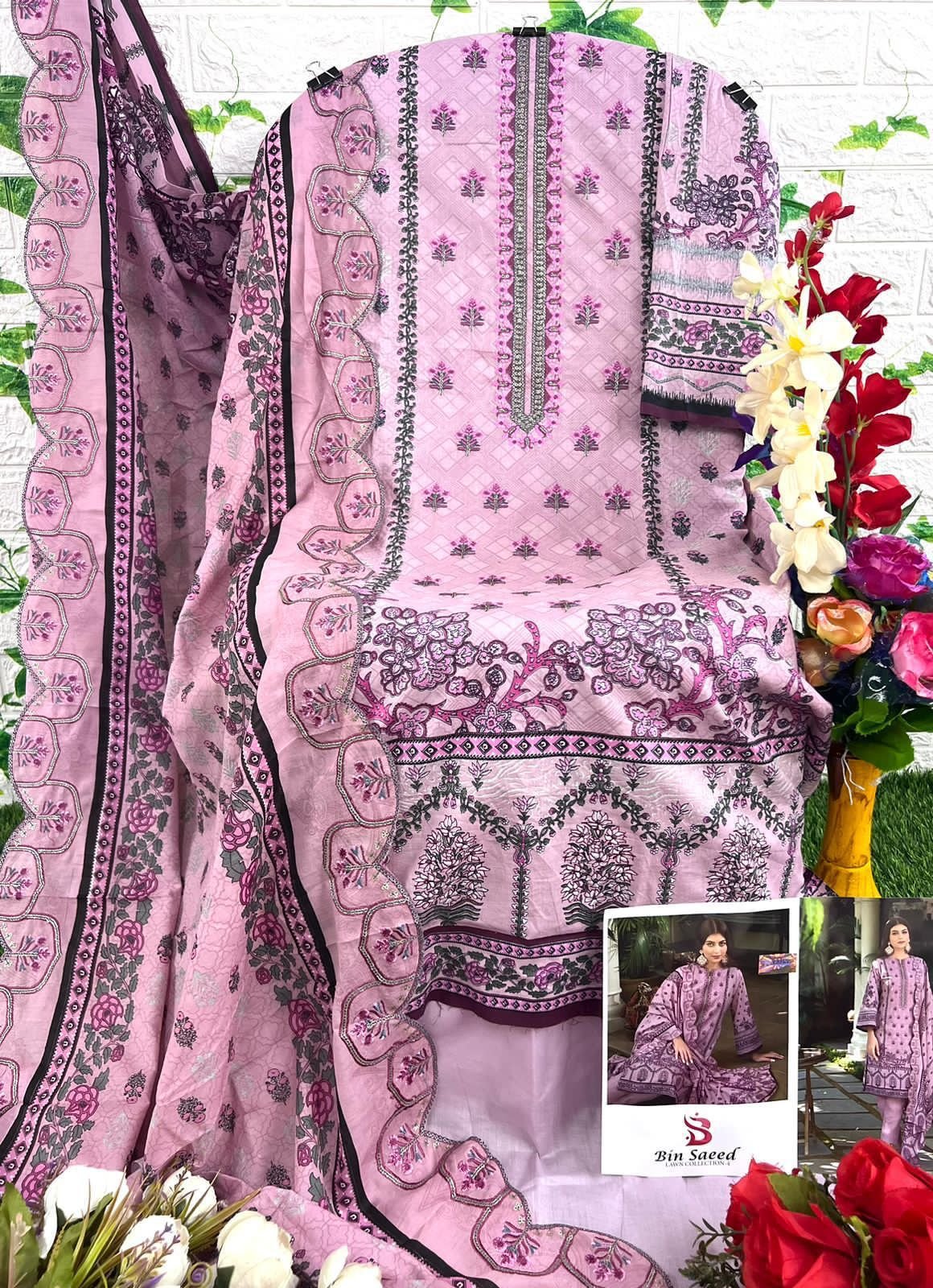 *Bin Saeed lawn-4 by DEEPSY SUITS - Image 2