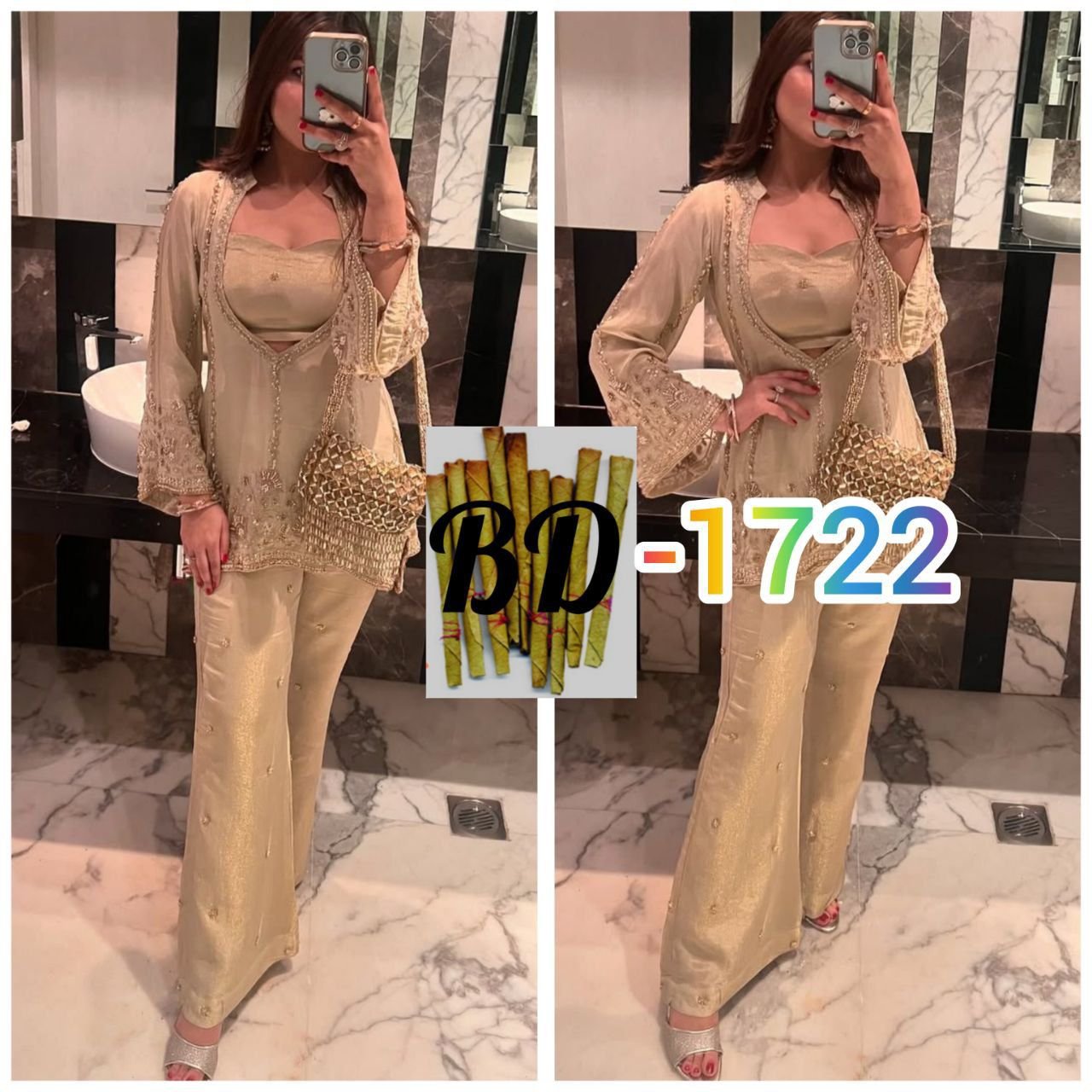 AK Launching Designer Dress,Embroidery Sequins Work, Exceptional Quality, A Perfect Fusion of Glamour and Comfort