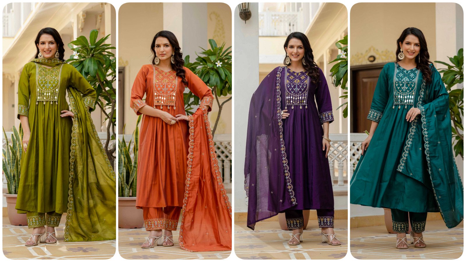 👉🏻Anarkali Kurti (Stitched)