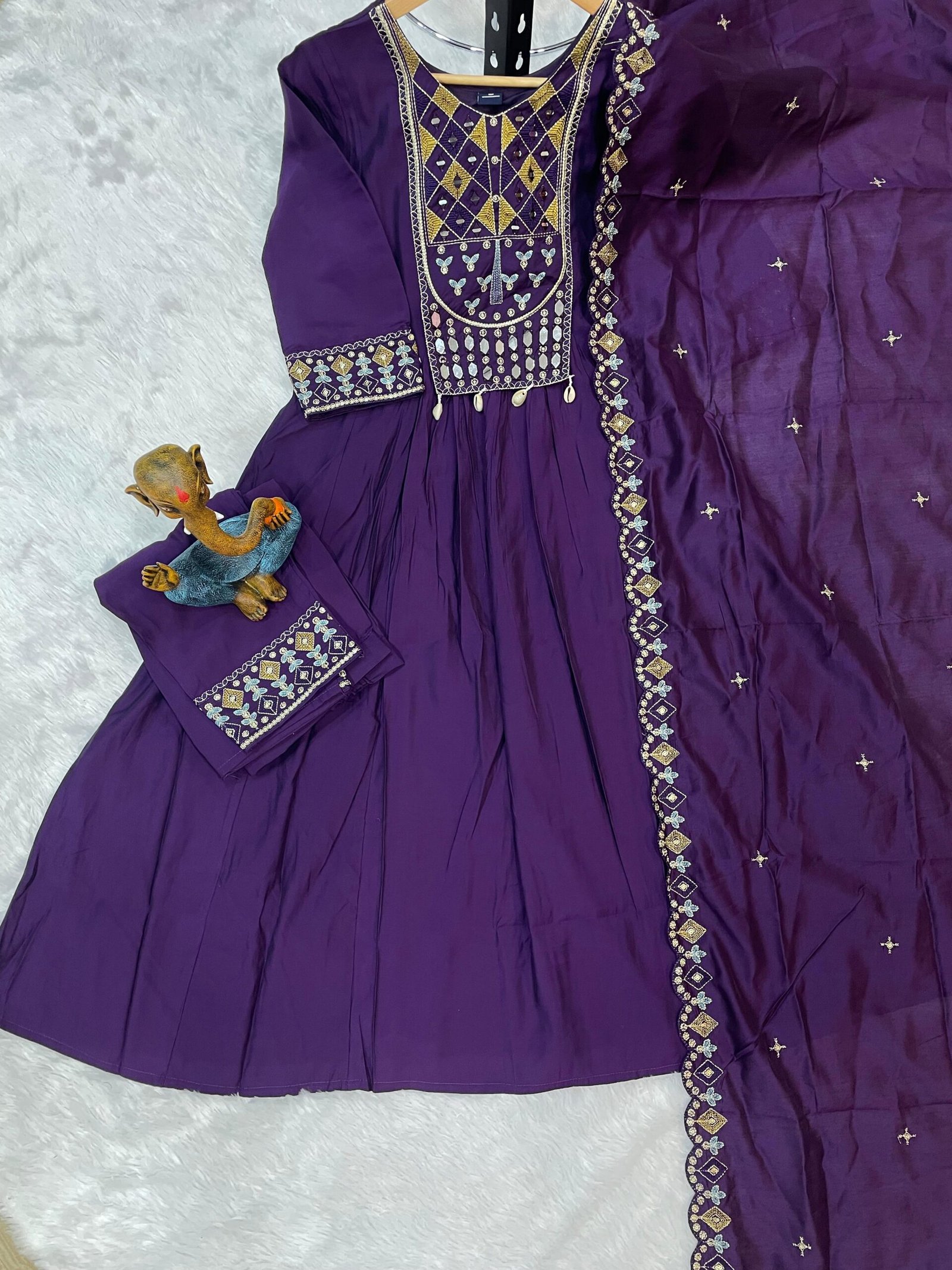 👉🏻Anarkali Kurti (Stitched) - Image 4
