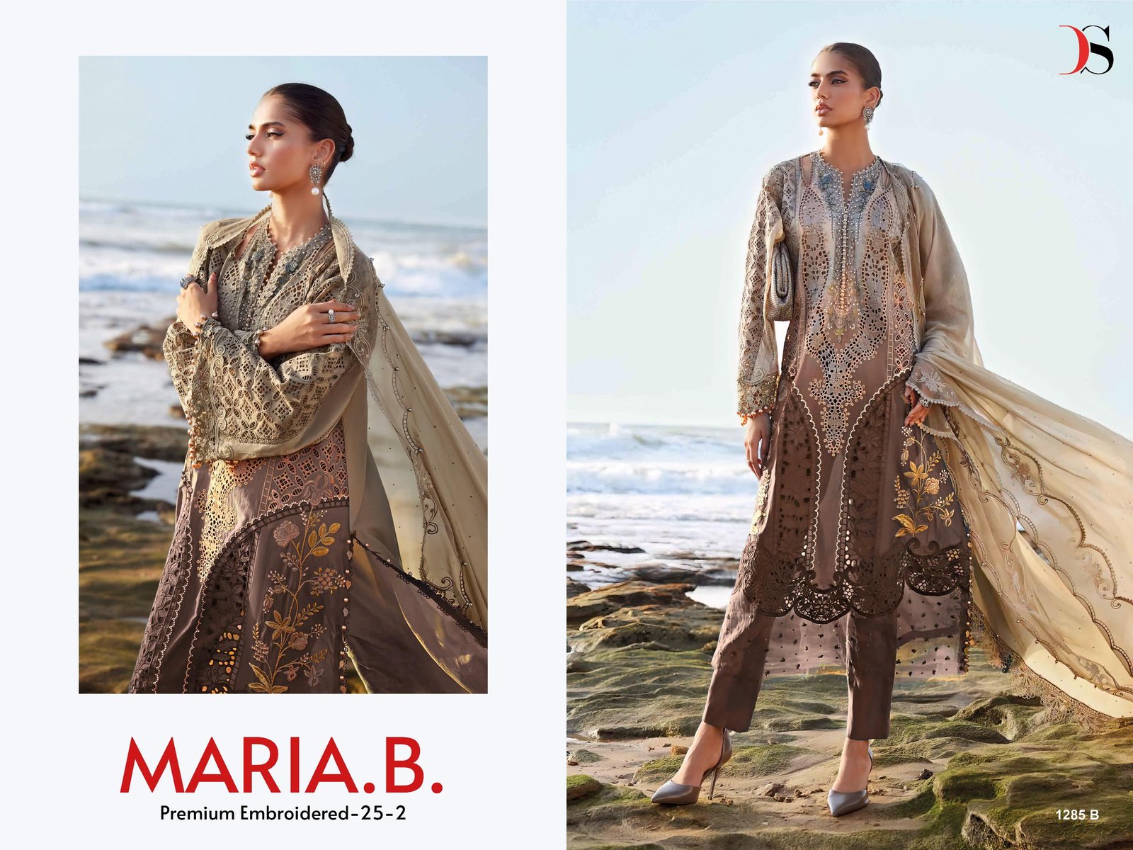 Hit Deisgn of Maria B Premium Embroidered 25-2 DEEPSY SUITS