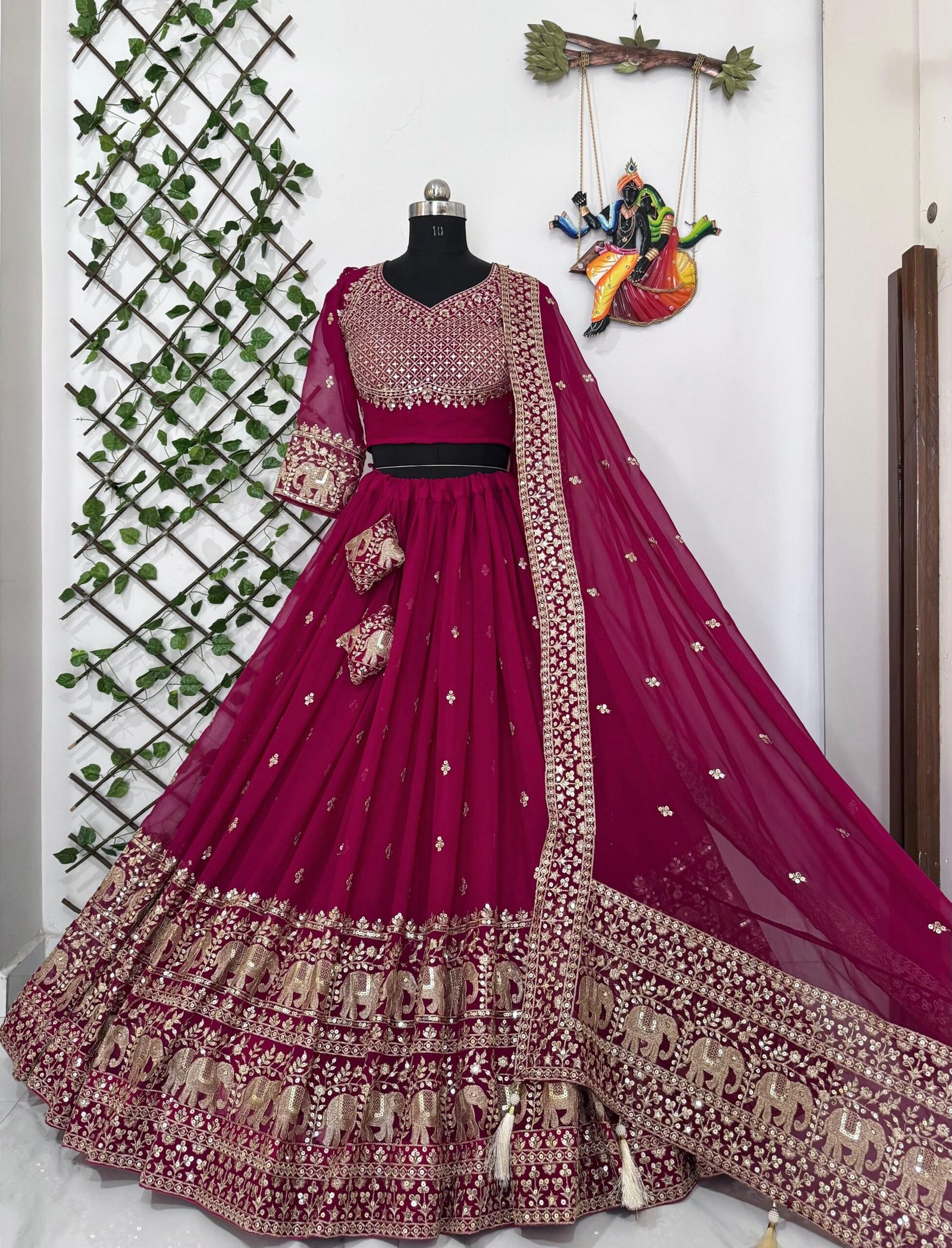 ❤️💐AK SERIES PRESENTING NEW PARTY WEAR LEHENGA CHOLI💐❤️ - Image 3