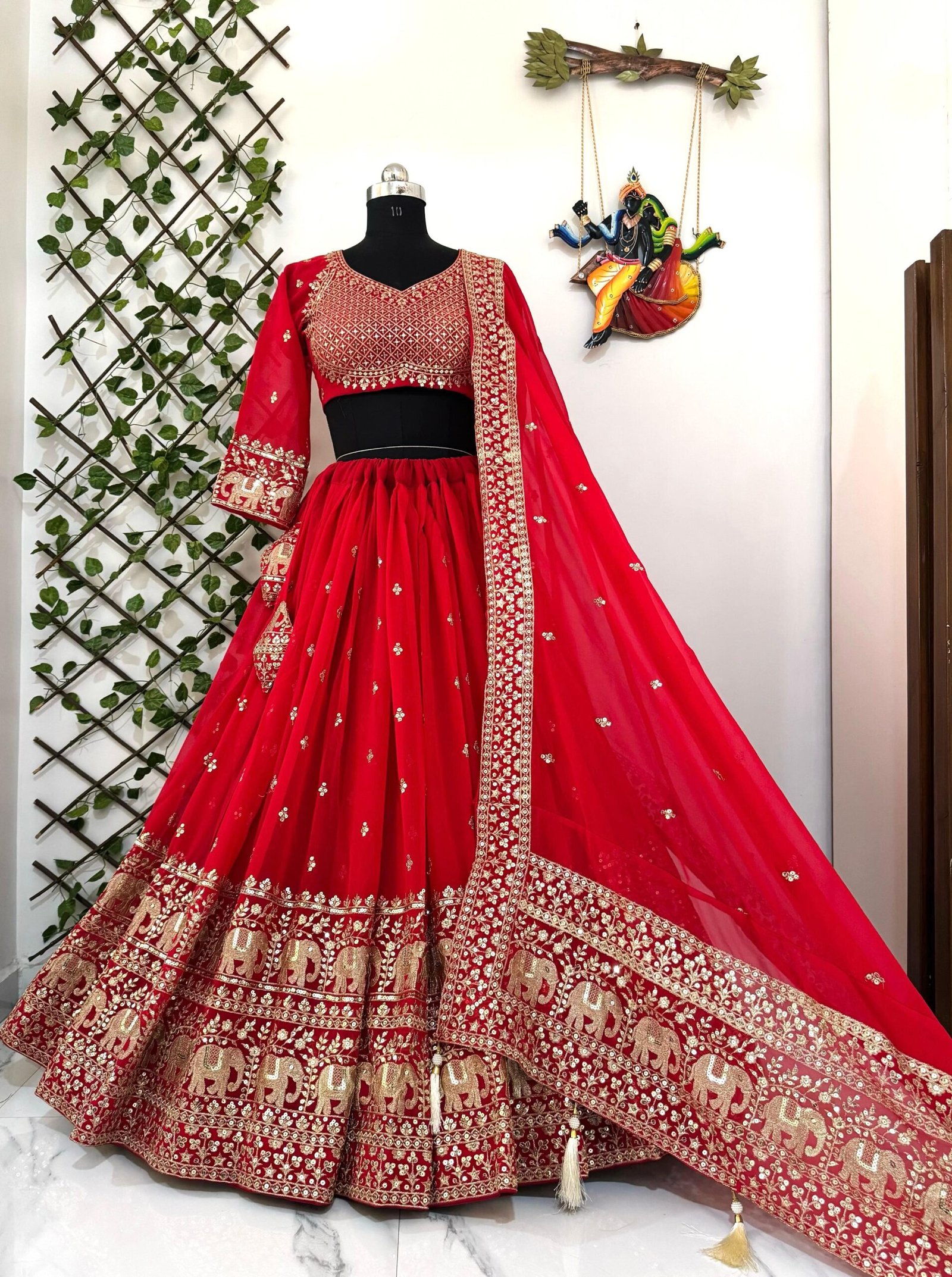 ❤️💐AK SERIES PRESENTING NEW PARTY WEAR LEHENGA CHOLI💐❤️ - Image 2