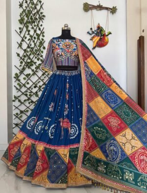 Alternative view of ❤️💐AK SERIES PRESENTING NEW  TRENDING NAVRATRI  SPECIAL CHANIYA CHOLI💐❤️