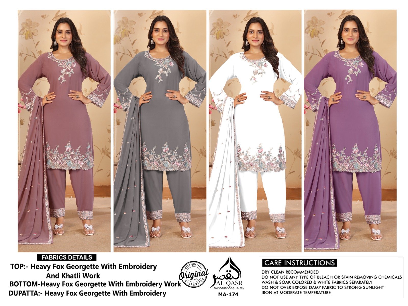 💞🌟 Festival Special Collection Wedding Season 💞🌟 💞🌟 New Handwork Collection Kurti With Pant & Duptta .......🌟💞