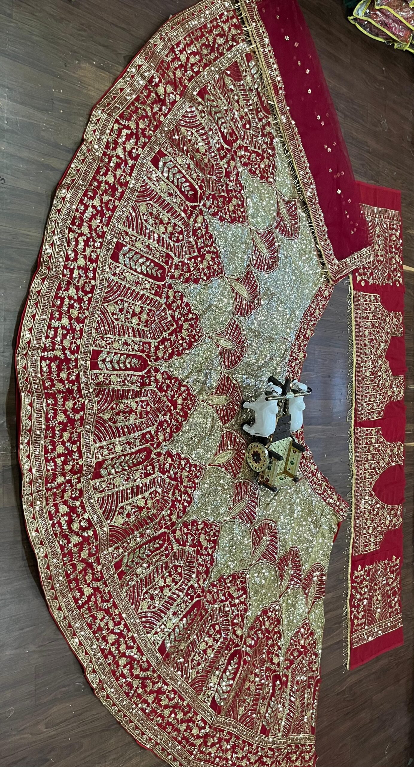 AK Launching 4 meter flared Lehenga, Exceptional Quality with Can-Can and Canvas Layers, A Perfect Fusion of Glamour and Comfort - Image 2