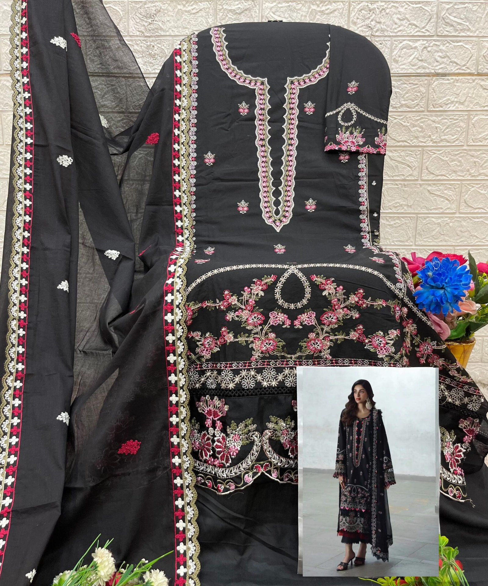 SINGLE AND MULTIPLE READY TO SHIP ELAN Lawn 25-3 by DEEPSY SUITS - Image 2