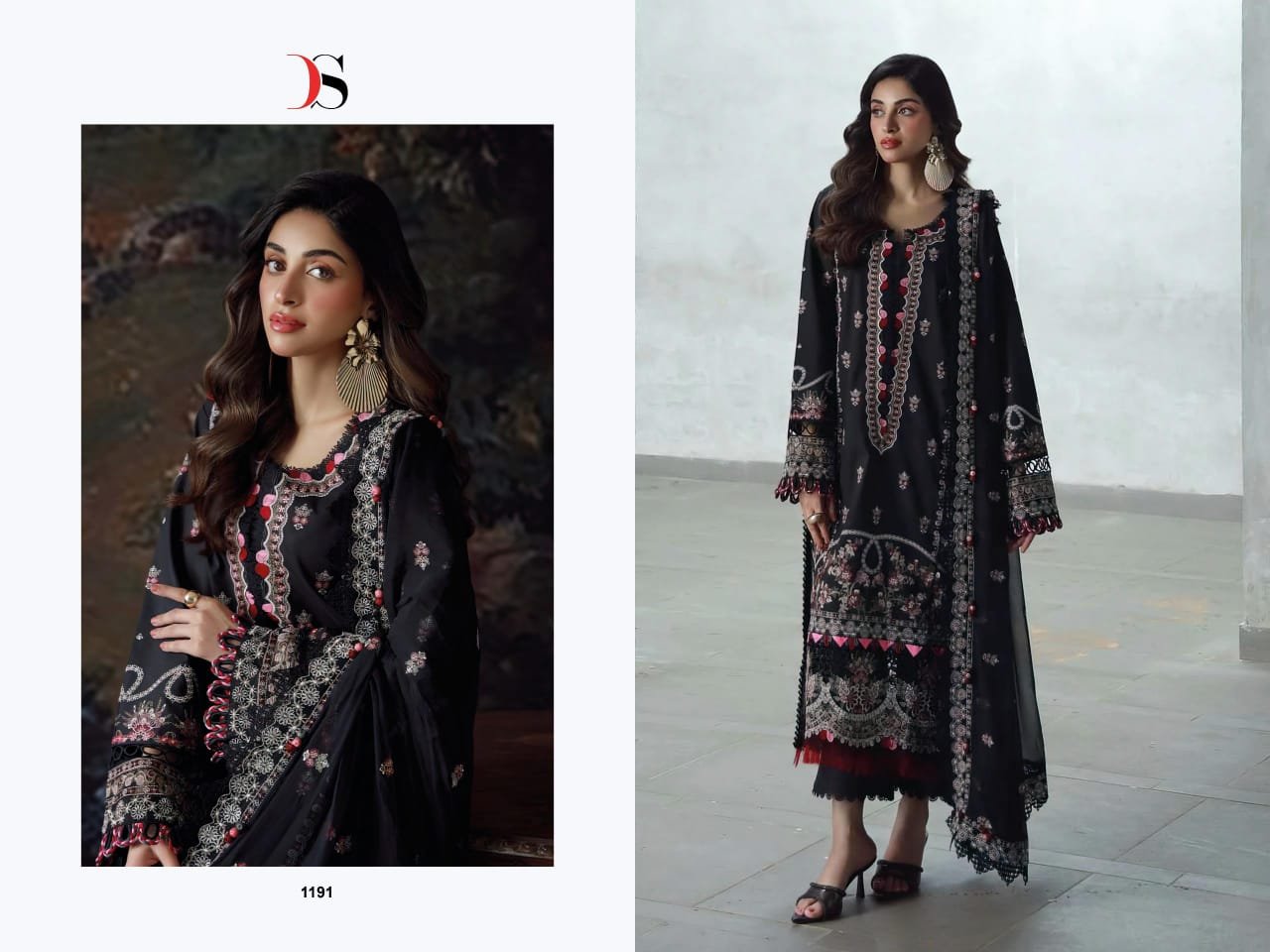 SINGLE AND MULTIPLE READY TO SHIP ELAN Lawn 25-3 by DEEPSY SUITS