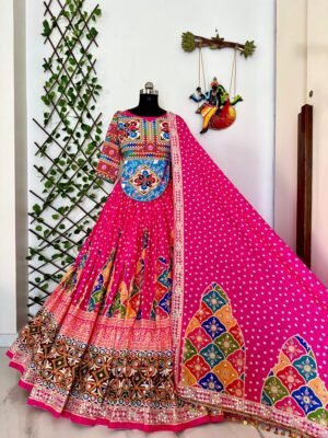 Alternative view of ❤️💐AK SERIES PRESENTING NEW  TRENDING NAVRATRI  SPECIAL CHANIYA CHOLI💐❤️