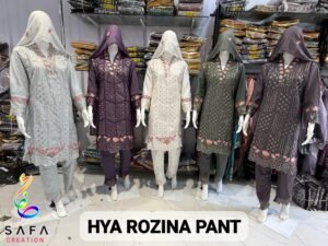 .              SAFA CREATION PRESENTS  🌟 READYMADE 💎COLLECTION 🌟        🌹 ROZINA PANT READYMADE 🌹