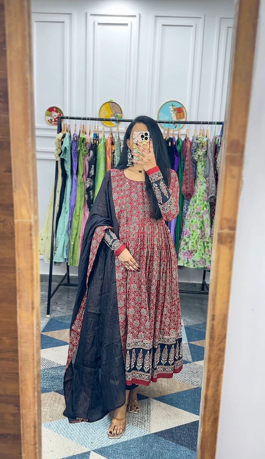 Introducing New Festival Spacial Kalamkari Gown