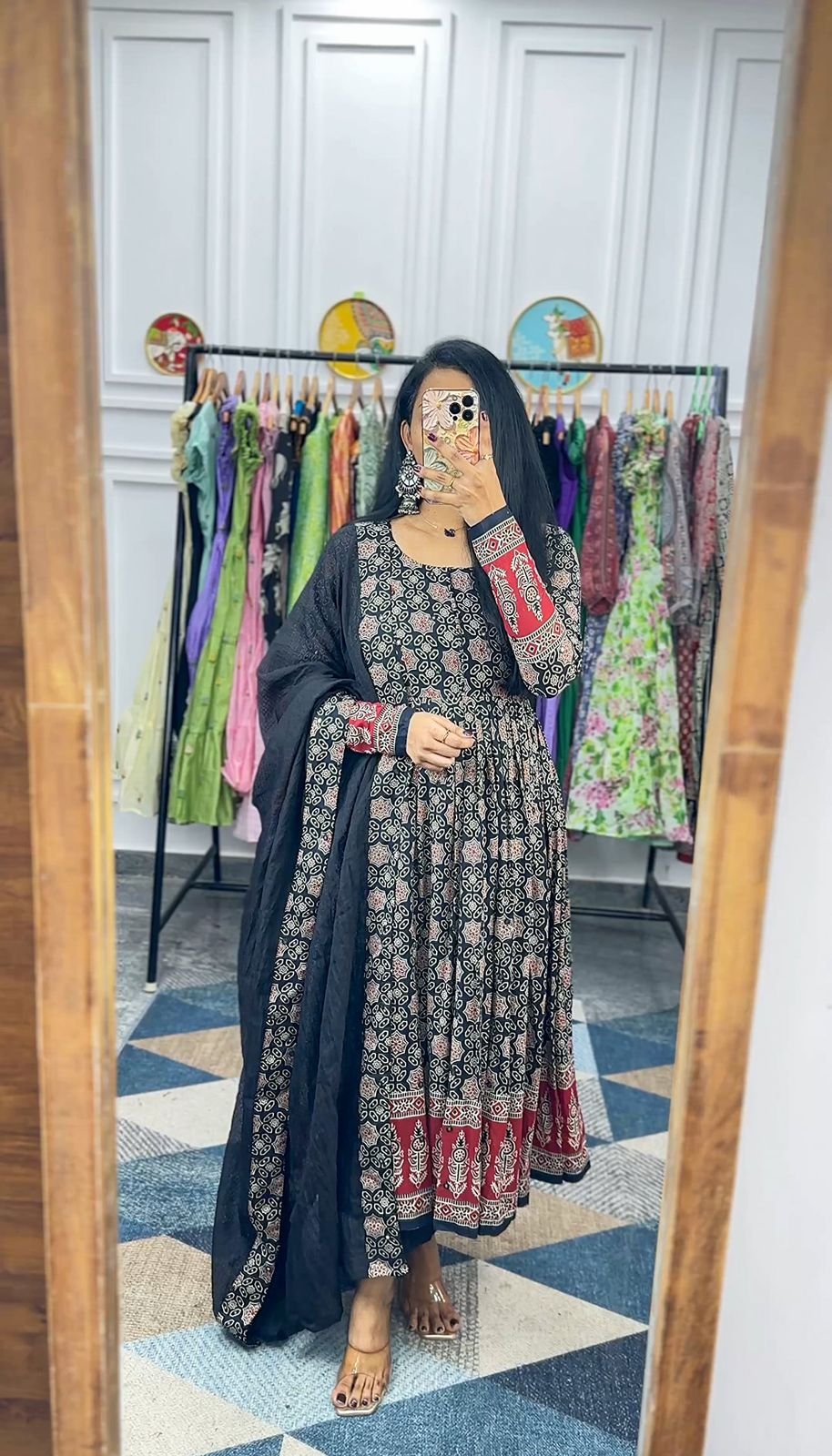 Introducing New Festival Spacial Kalamkari Gown - Image 4