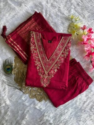 Alternative view of New Designers Kurti Pent Dupatta Set