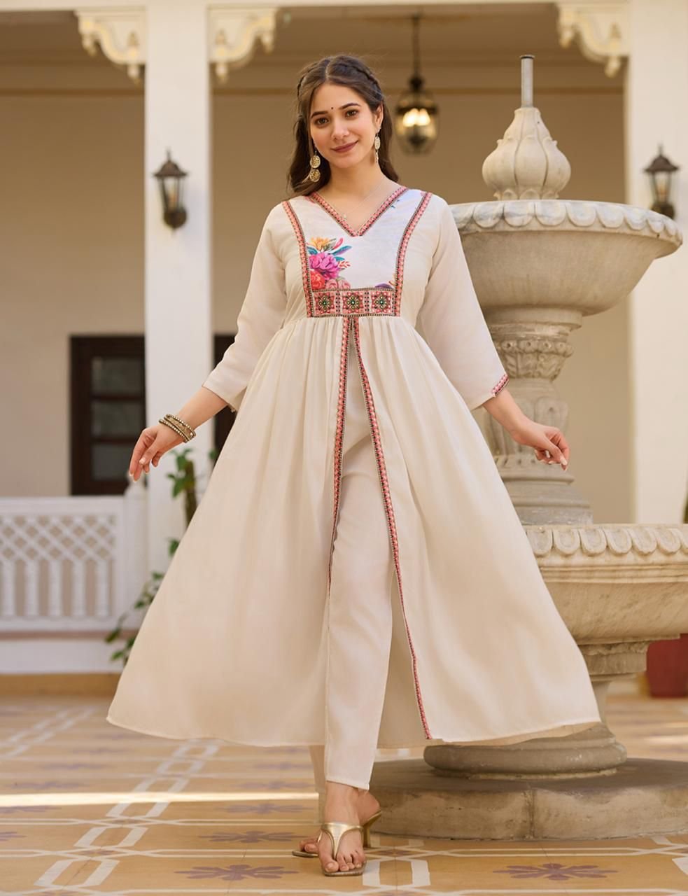 Women"s Embroidery Straight Kurta Pant With Dupatta - Image 3