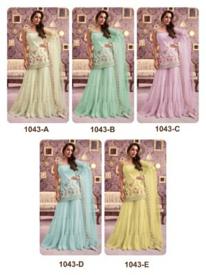 HITU TEX           FANCY PLAZZO SUITS                       DIS No 1043